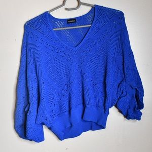 Blue Knitted La Perla Top Size M